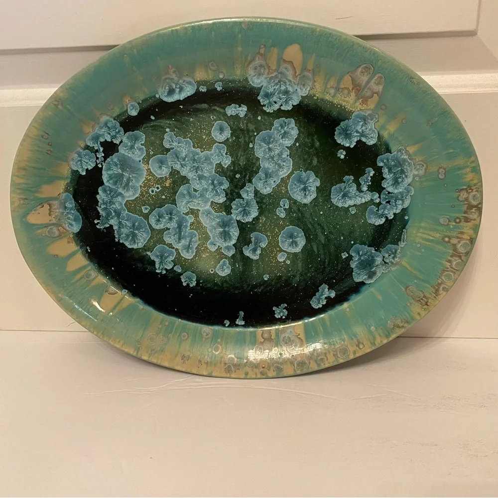 Edgecomb Potters platter approx pottery